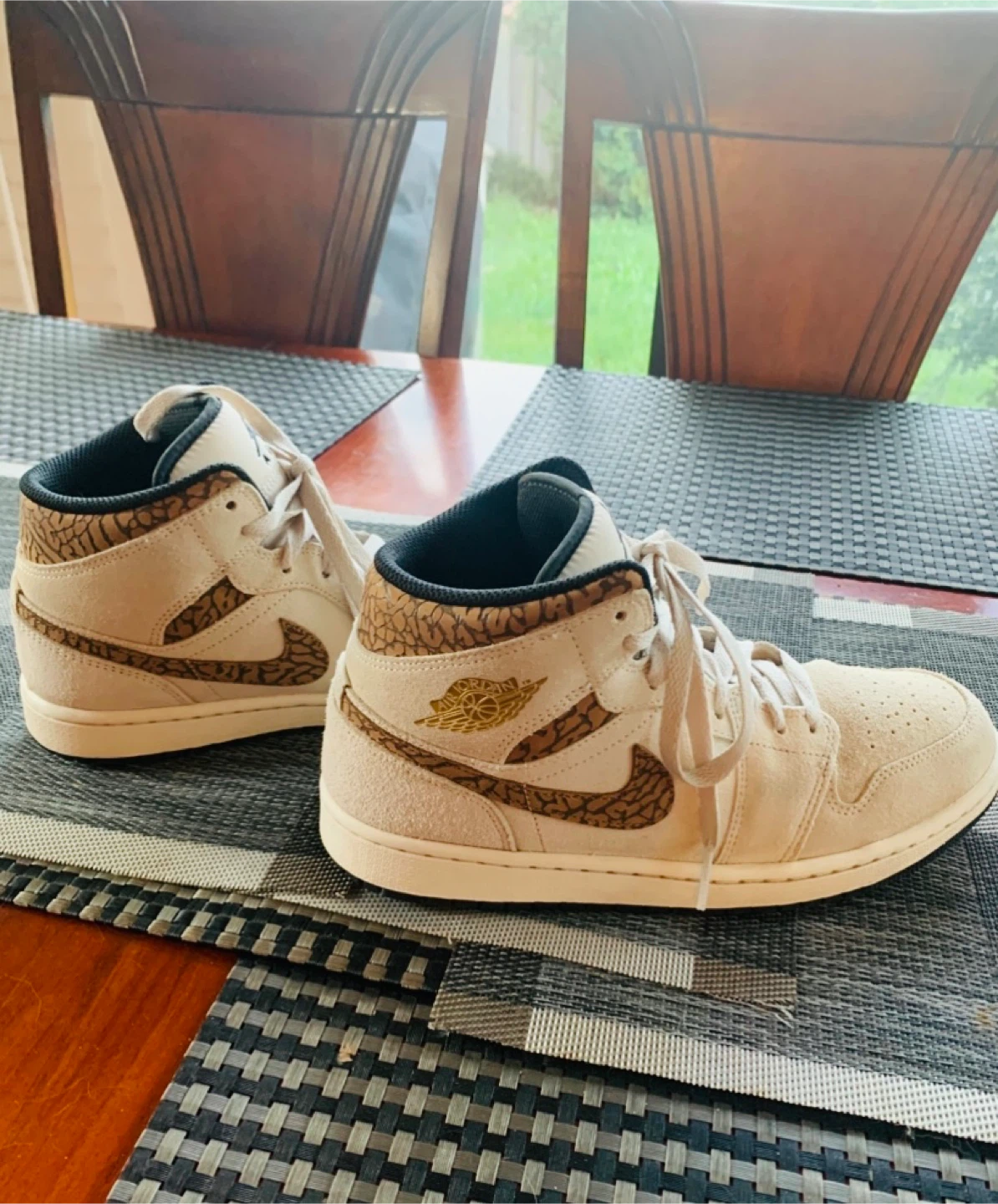 Shoes: Suede Nike Air Jordan 1 Mid size 8.5 - photo 4