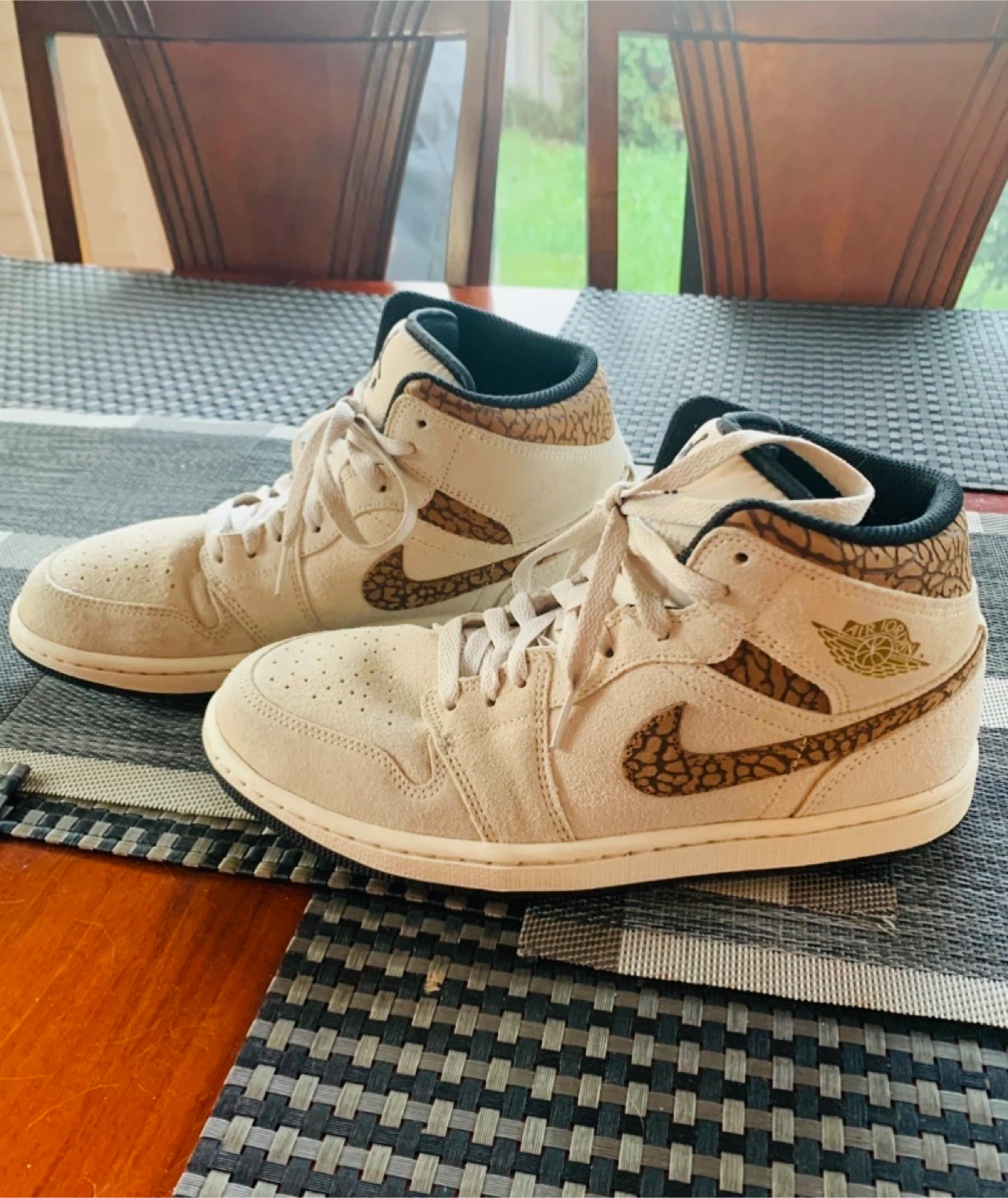 Shoes: Suede Nike Air Jordan 1 Mid size 8.5 - photo 3