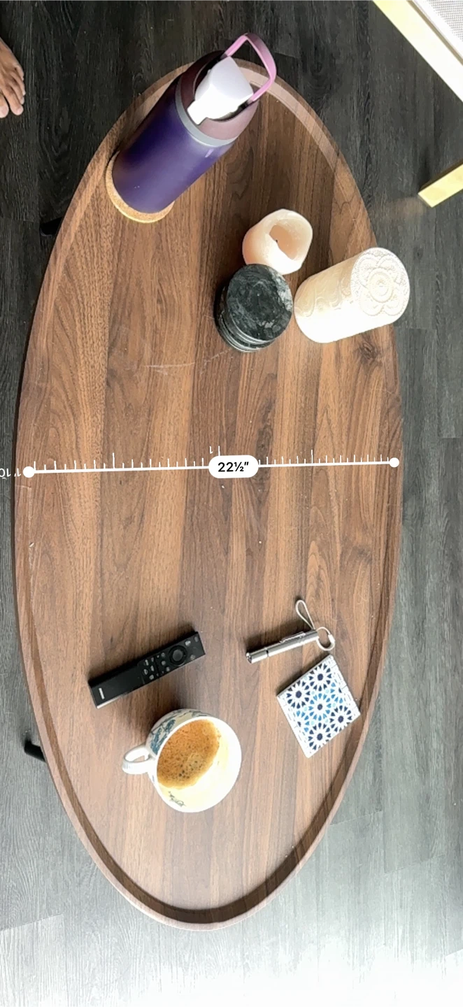 Oval Coffee Table - Wood Finish - photo 3