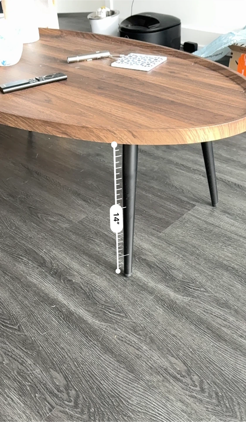 Oval Coffee Table - Wood Finish - photo 4