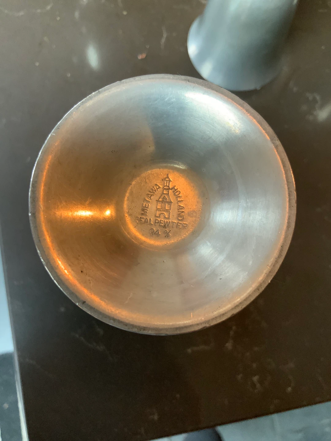 Set of 5 Pewter Goblets - photo 2