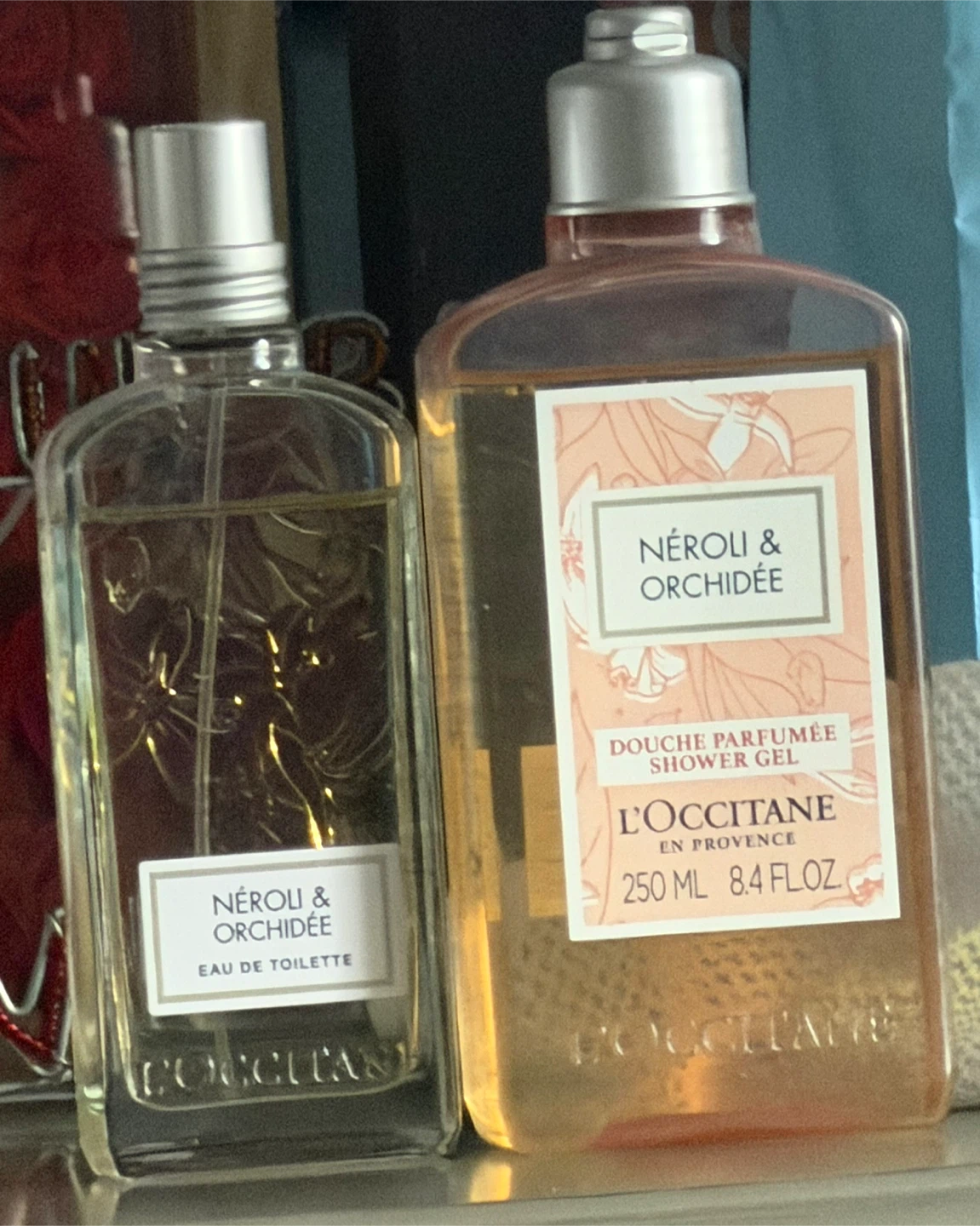 L’occitane fragrance and shower gel