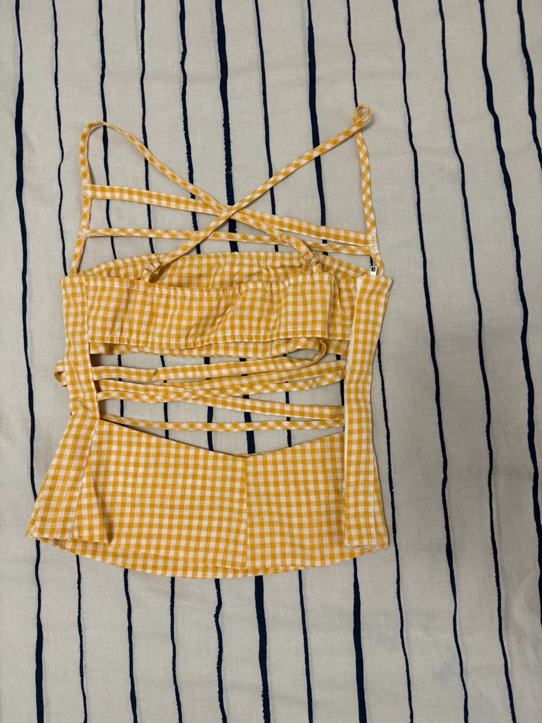 Amplova Women's Gingham Crop Top - photo 4