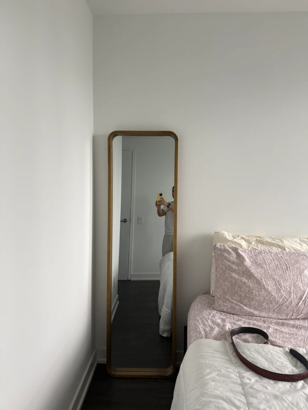 Full Length Mirror with Wood Frame - photo 2