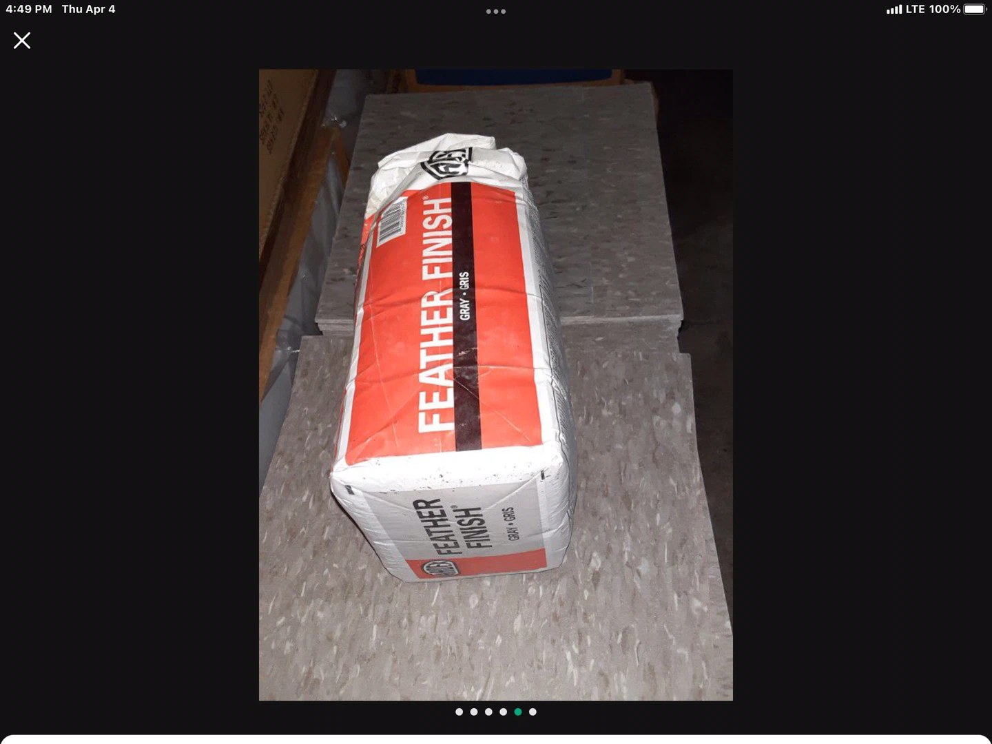 Ardex Feather Finish /Gray Cement Based Pack of 4 Bags - photo 2