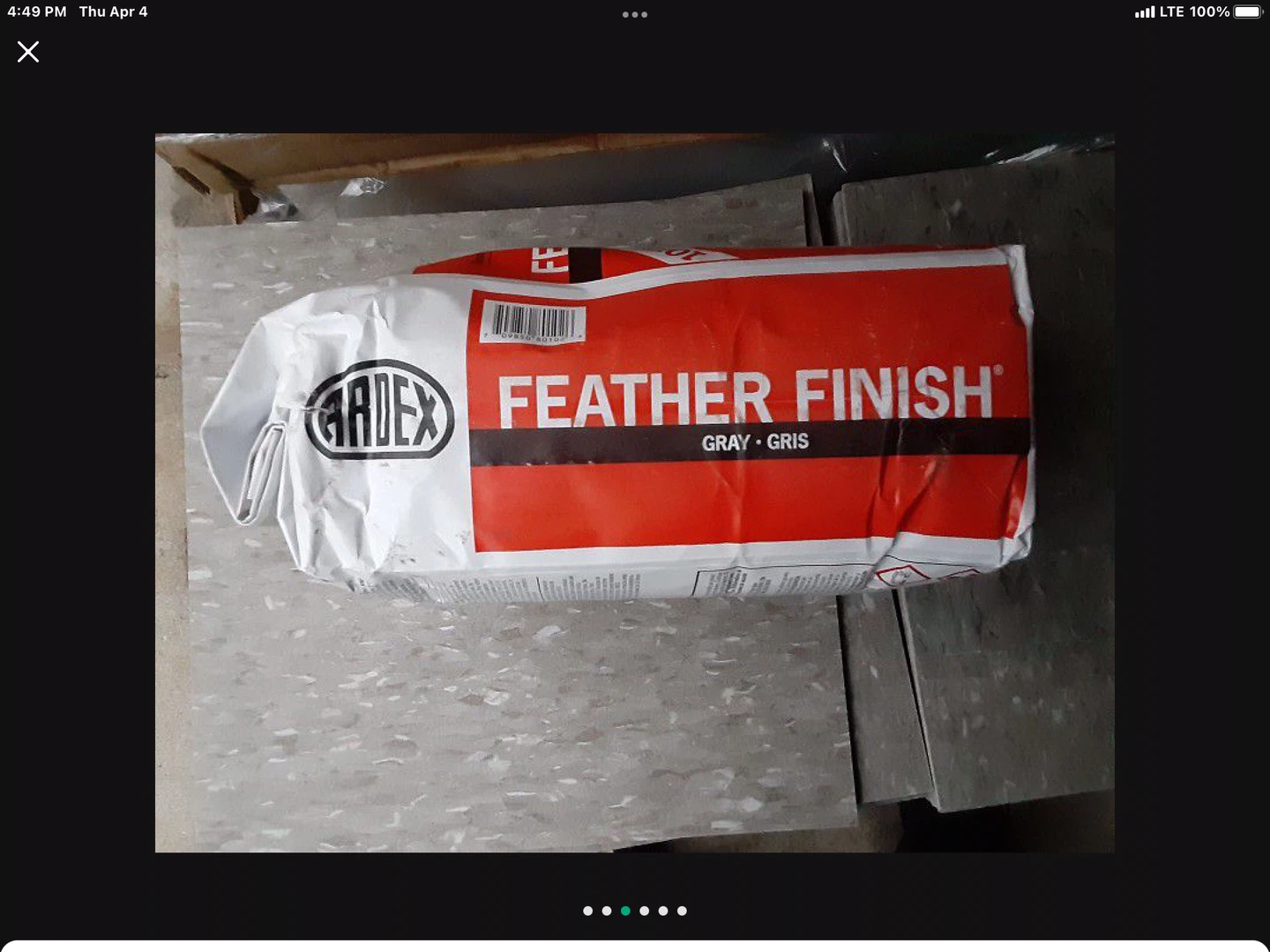 Ardex Feather Finish /Gray Cement Based Pack of 4 Bags - photo 3