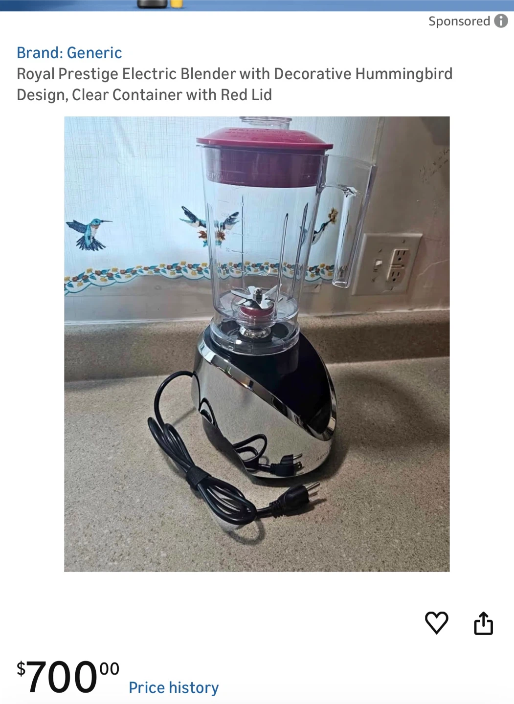 Royal Prestige Electric Blender with Red Lid - photo 5