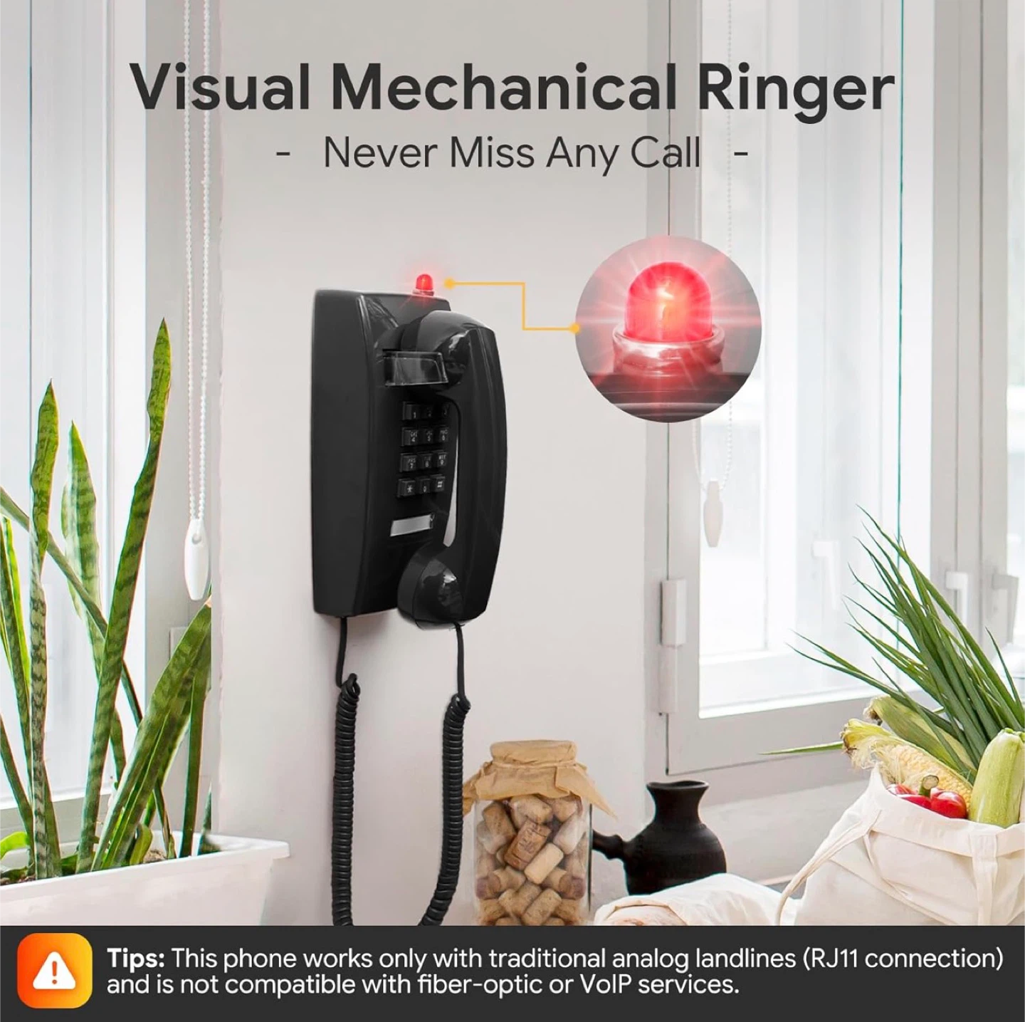 Black Wall Mount Rotary Dial Telephone - photo 5