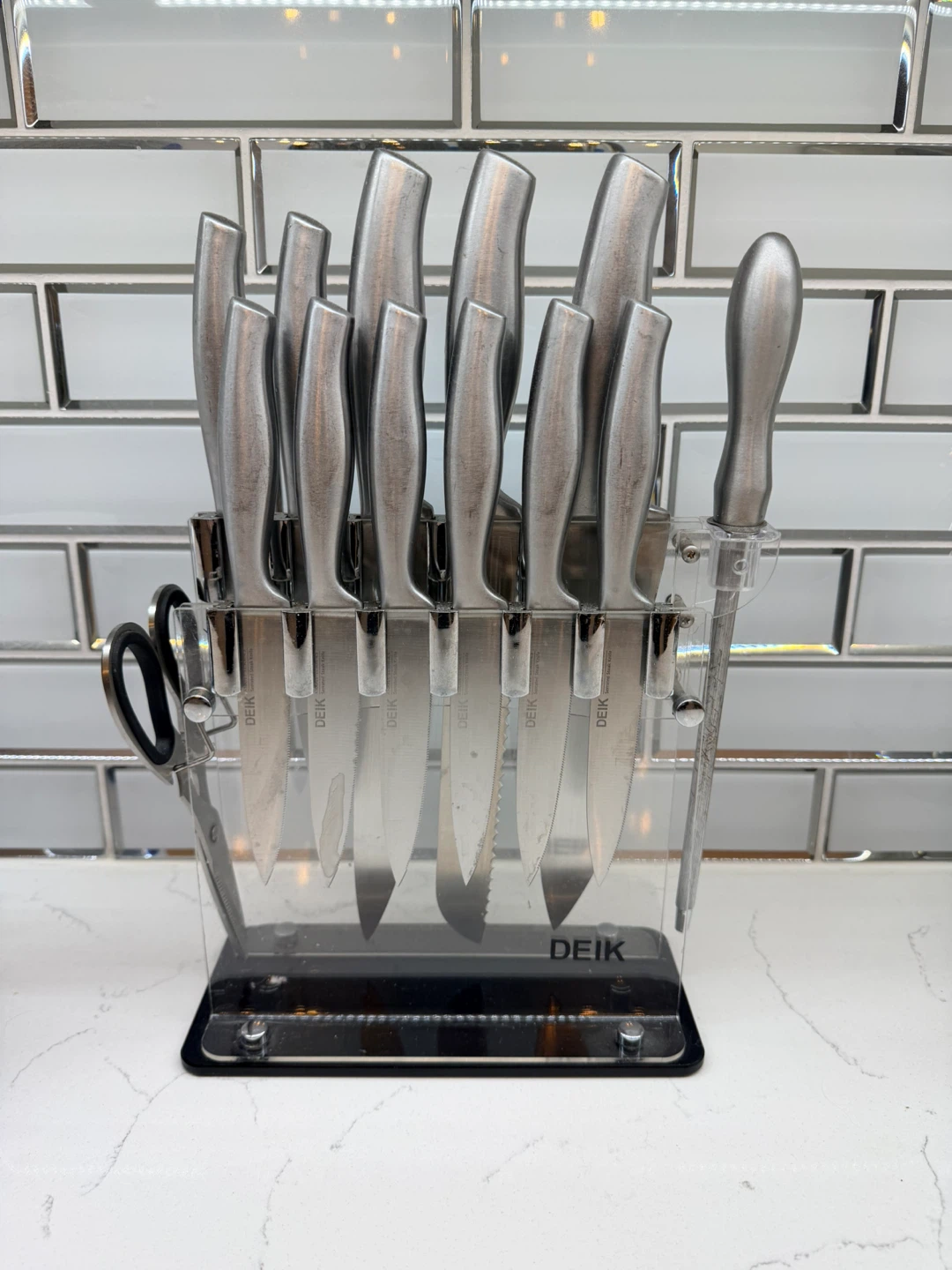 Knife set 13 pcs Acrylic