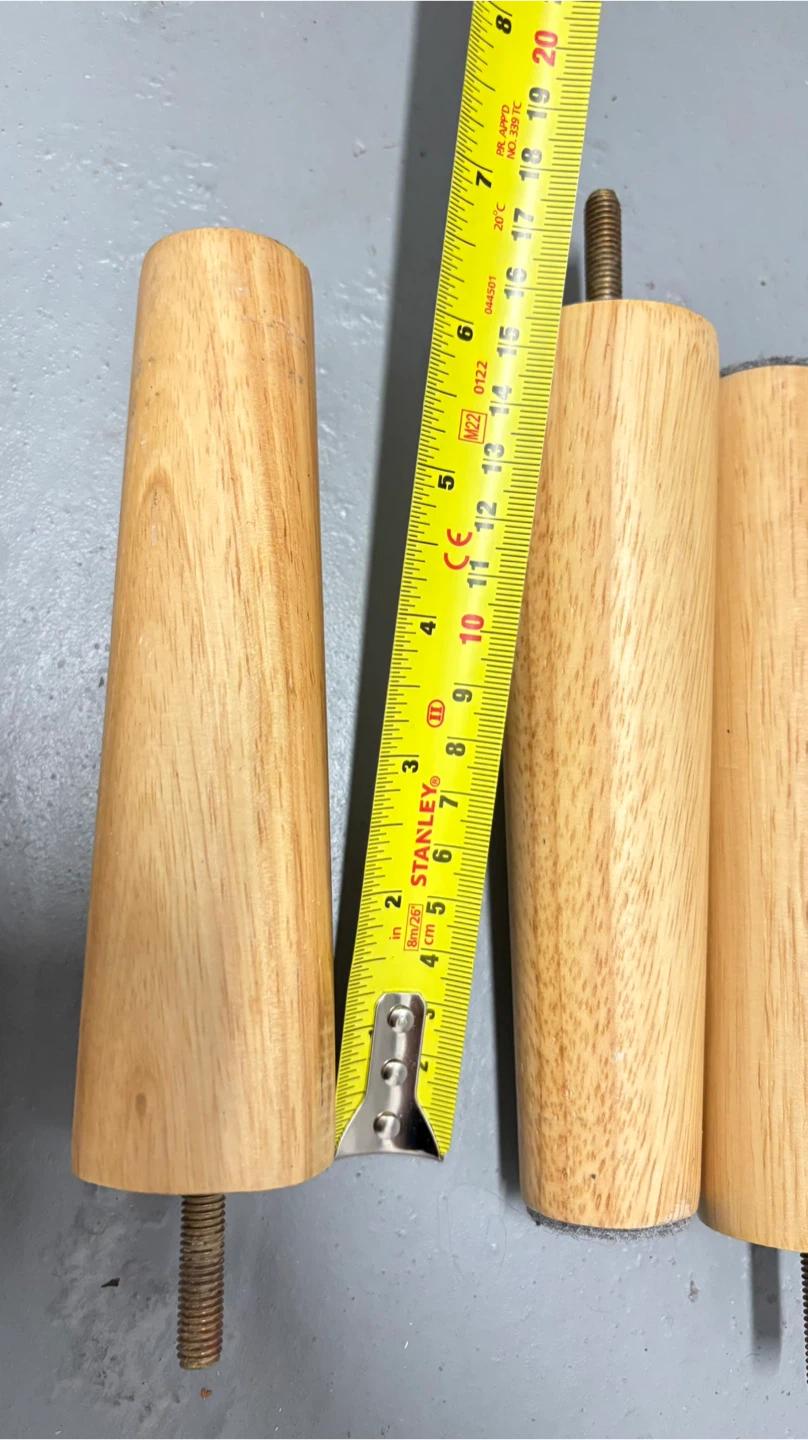 Set of 5 Wooden Furniture Legs - photo 3