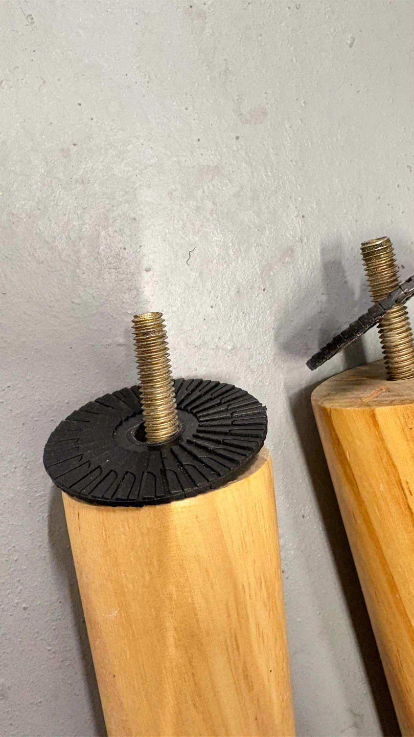 Set of 5 Wooden Furniture Legs - photo 4