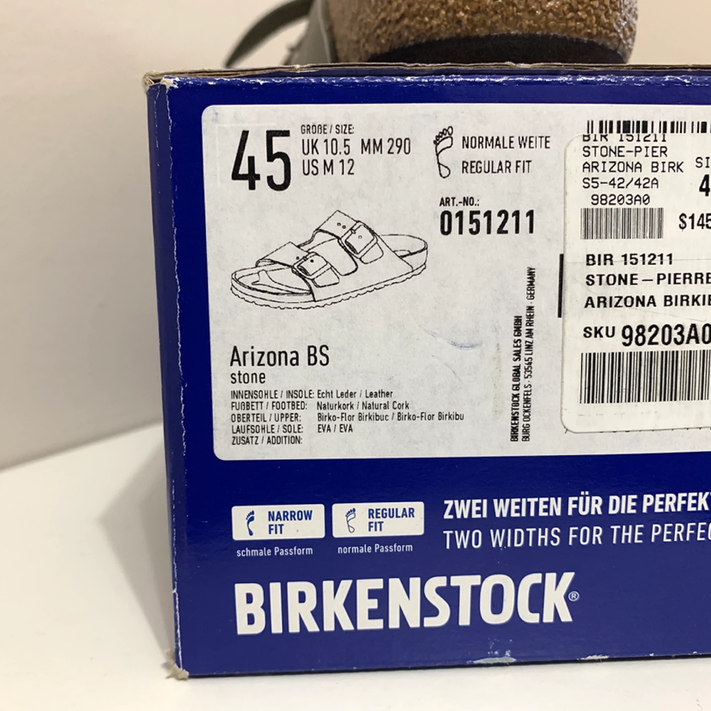 Birkenstock Arizona Sandal Size 45 Mens Shoes NEW - photo 5