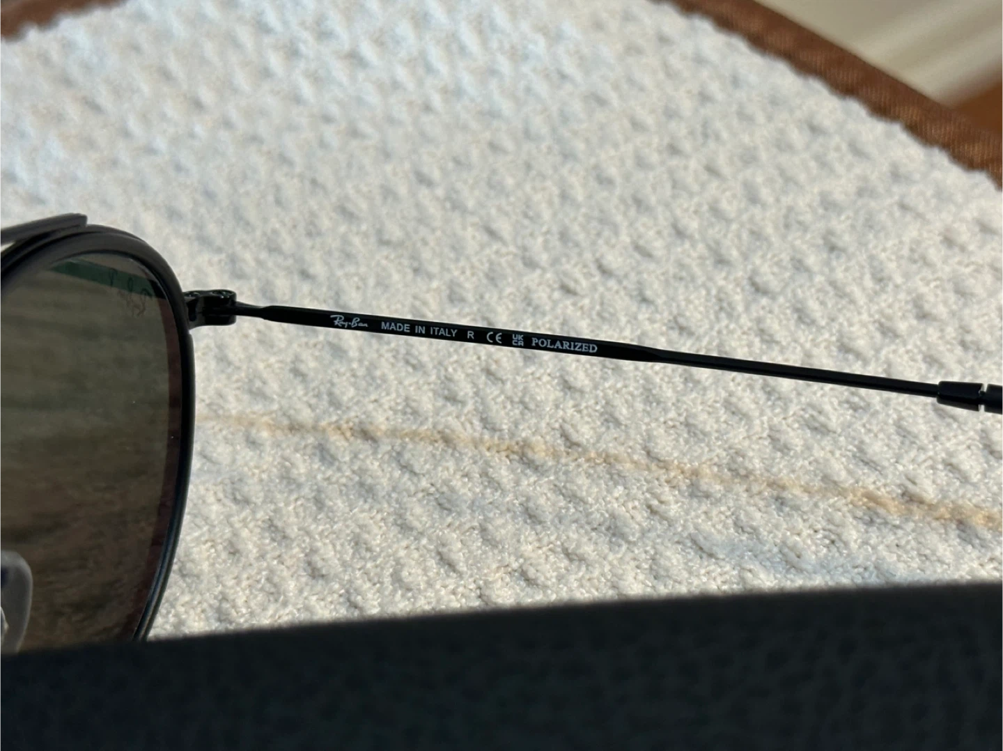 New in Box Ray-Ban Round Double Bridge Polarized. MADE IN ITALY - photo 5