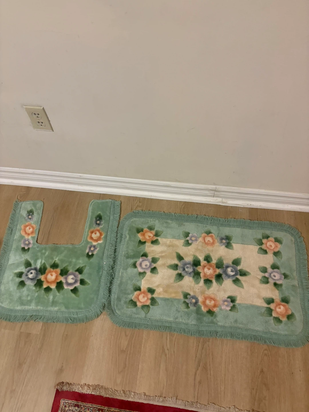 Floral Bath Mat Set - photo 3
