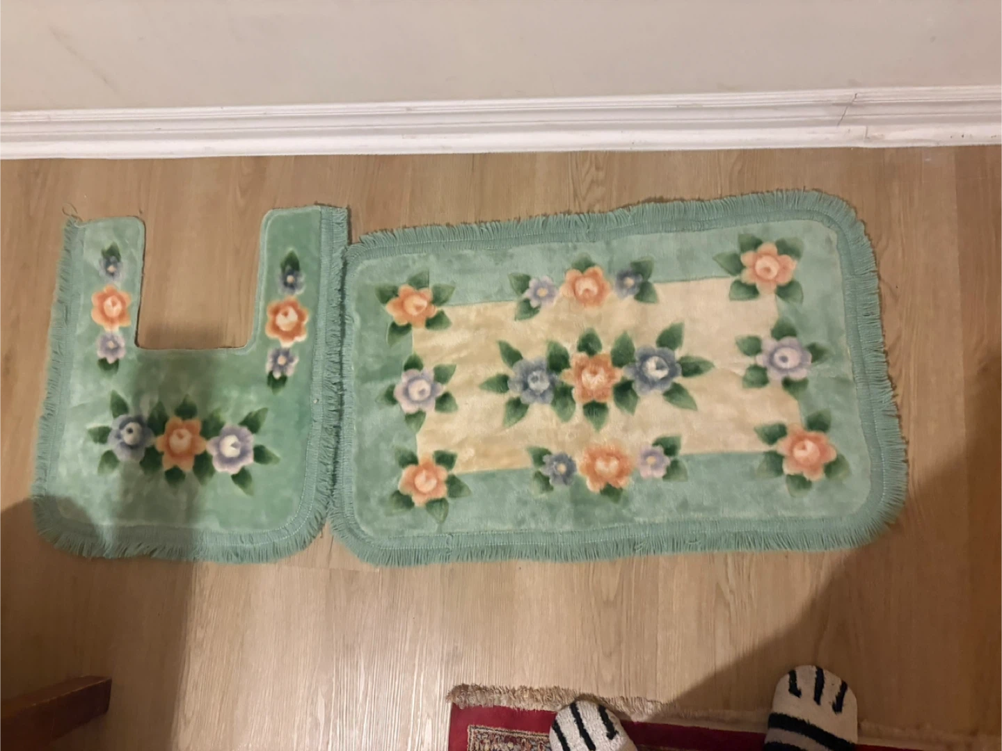 Floral Bath Mat Set - photo 4