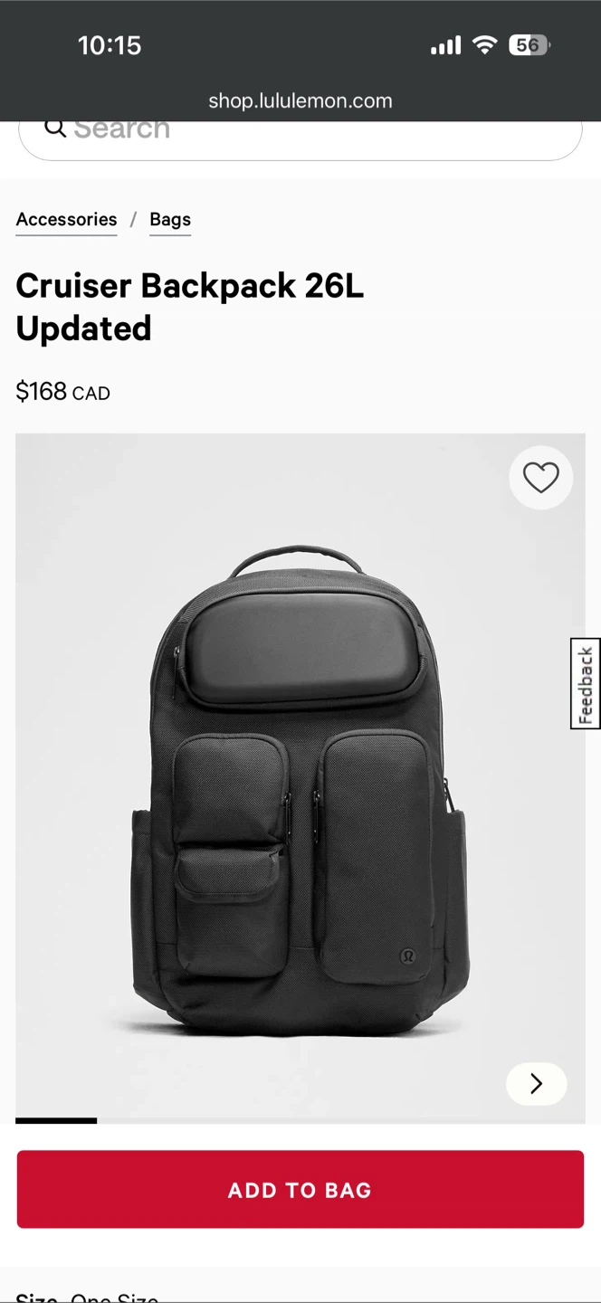 Lululemon Cruiser Backpack 26L Updated