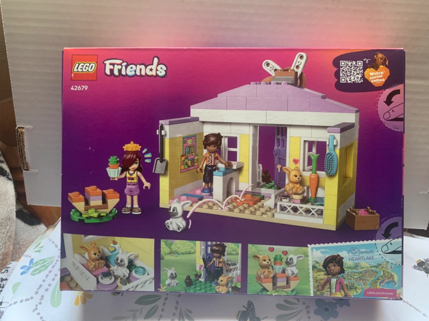 LEGO Friends Heartlake City Bunny Hotel Building Toy Set 42679