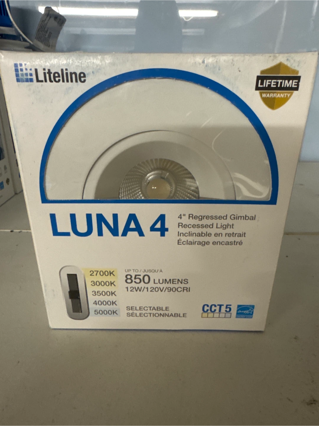 Liteline LUNA 4 4" Regressed Gimbal Recessed Light