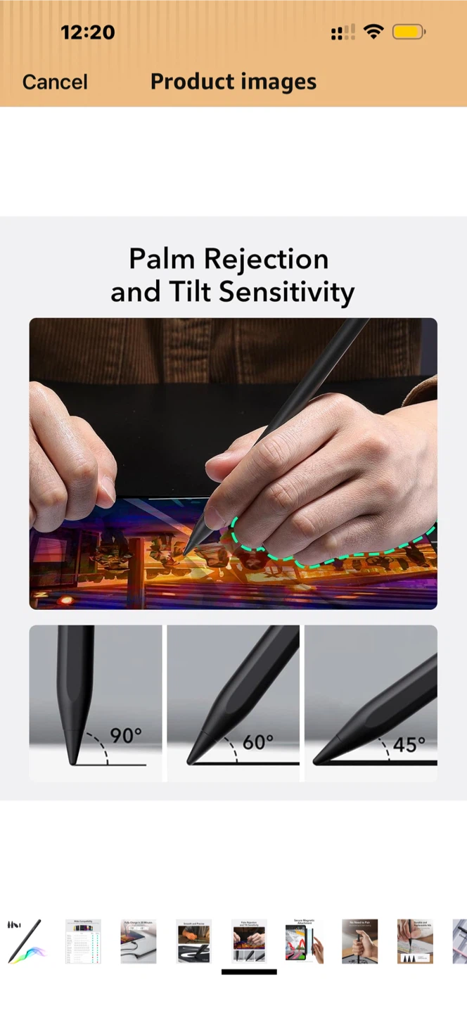ESR Pencil (1st Gen) Stylus Pen for iPad - Black - photo 2