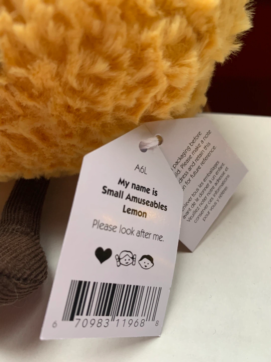 Jellycat Small Amuseables Lemon Plush Toy - photo 3