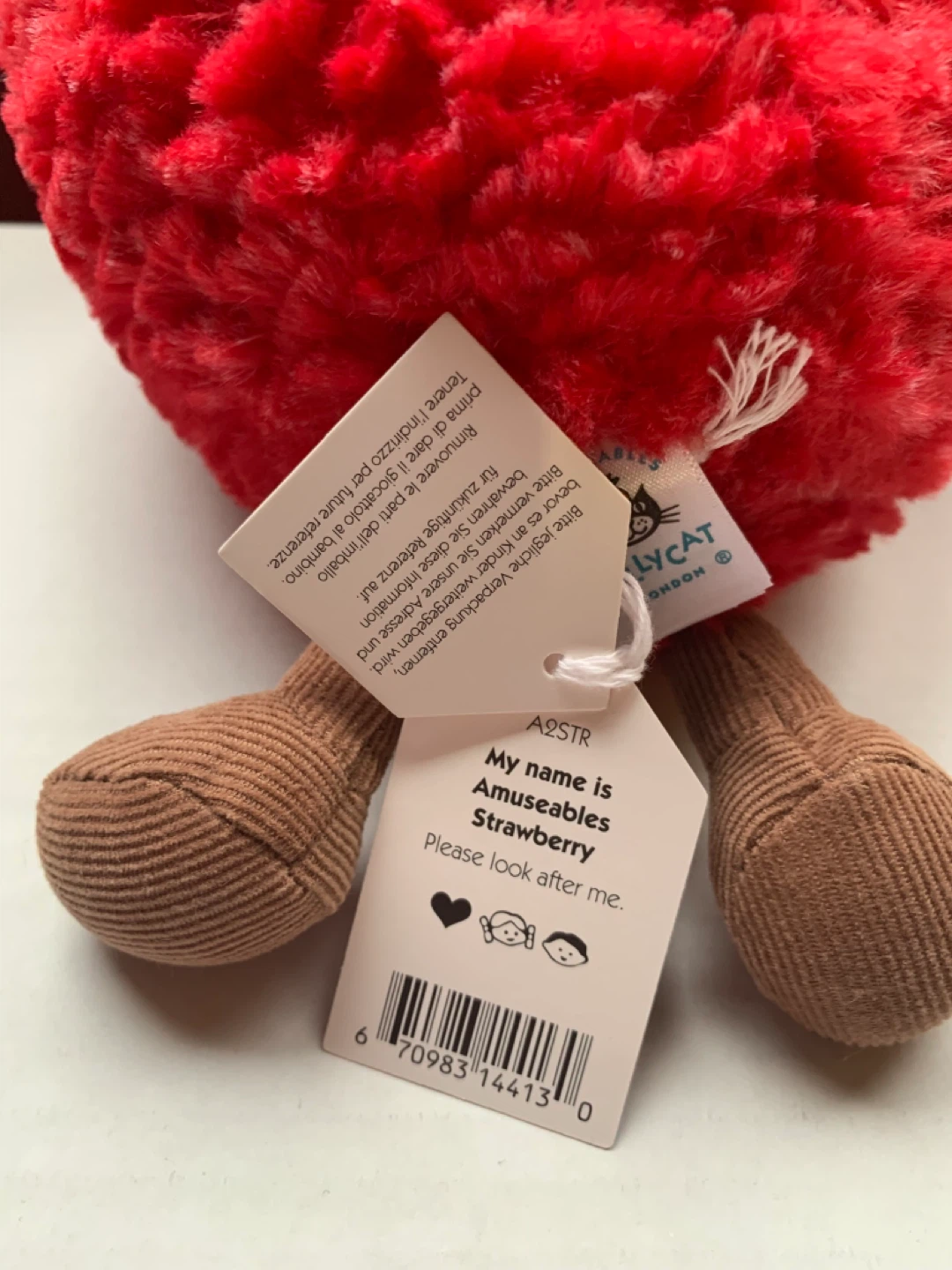 Jellycat Amuseables Strawberry Plush Toy - photo 2