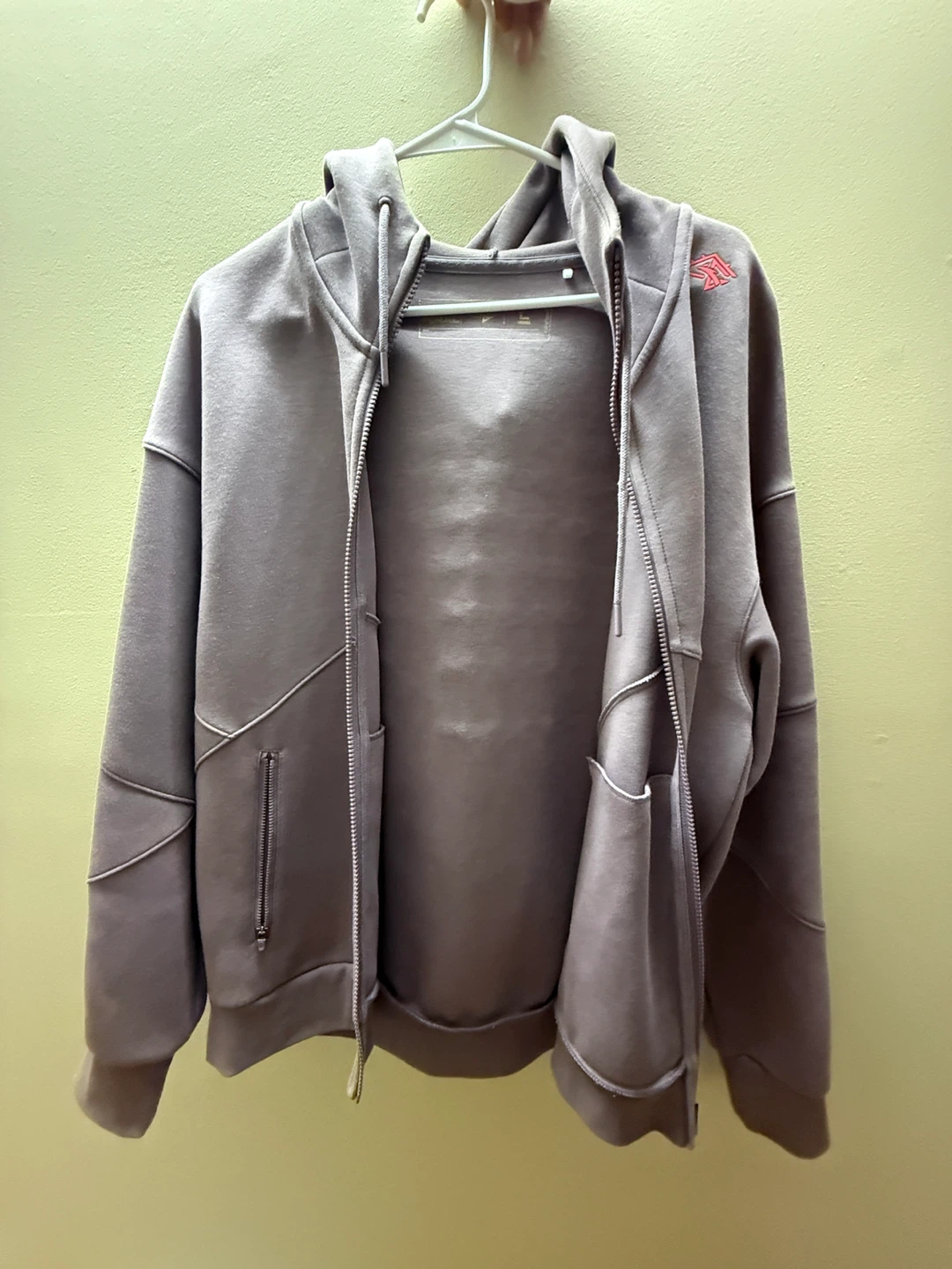 Purple zipup hoodie