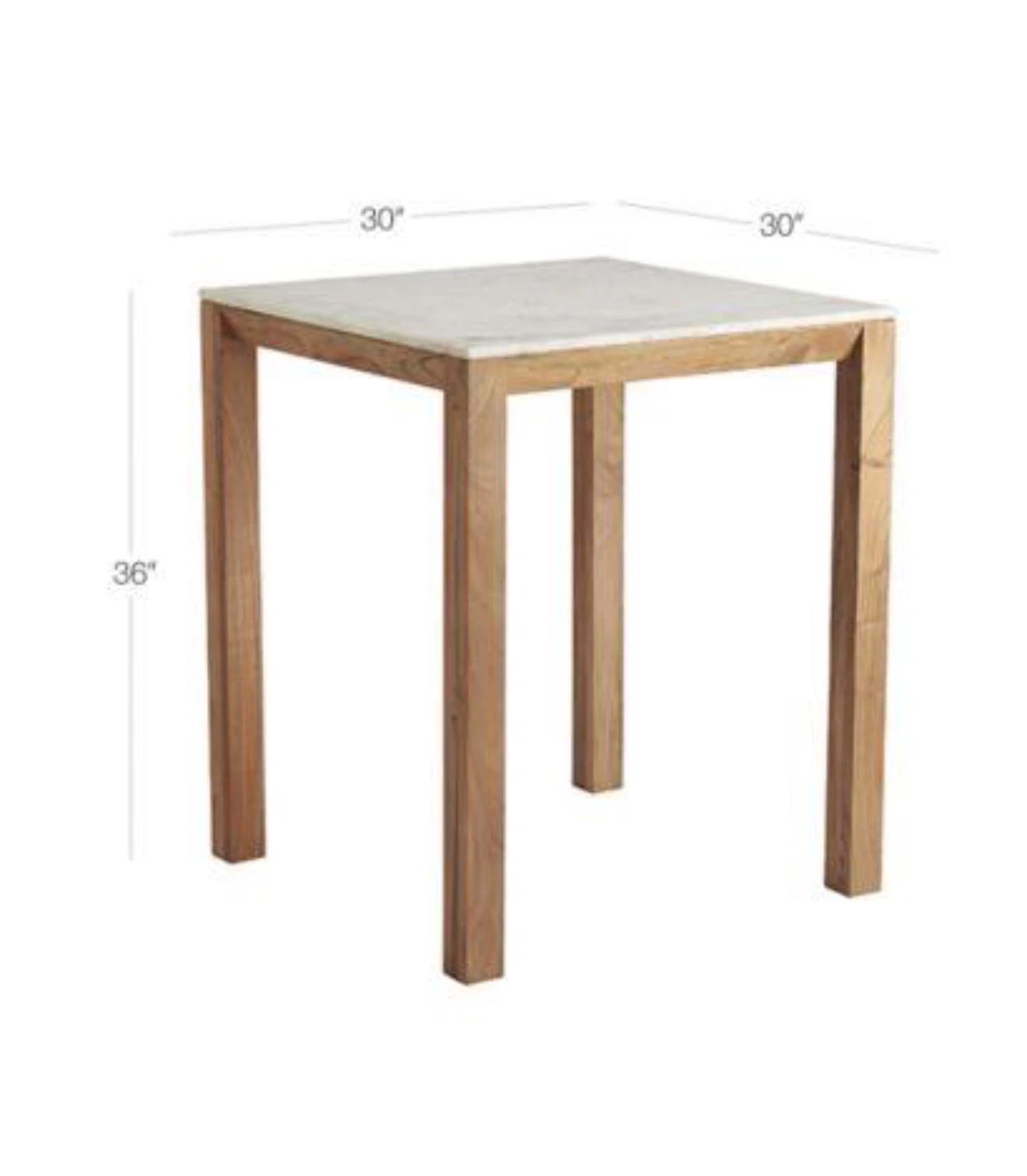 Marble Top Bar Table
