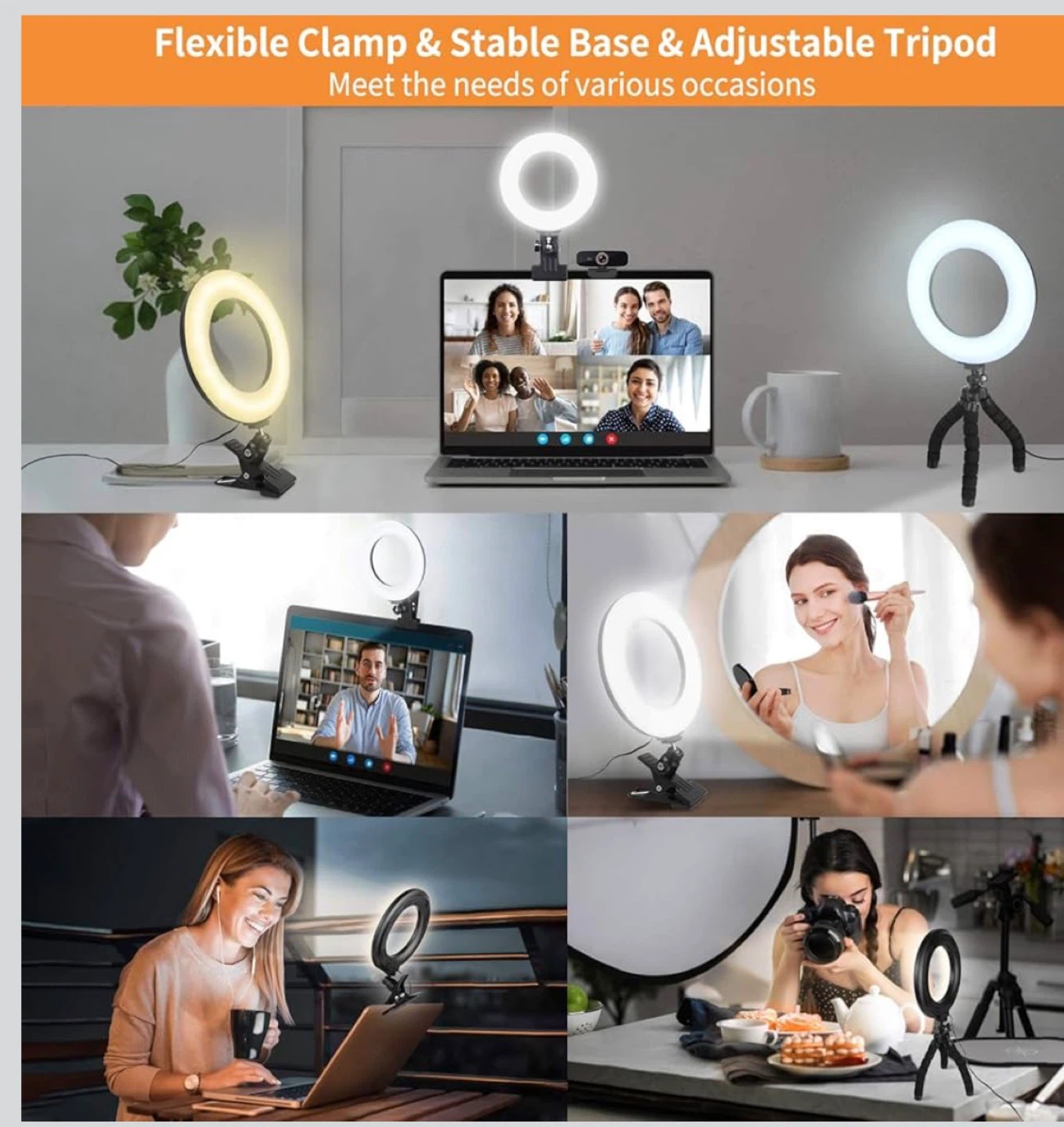 ACMezing Ring Light Video Conference Lighting Kit - photo 3