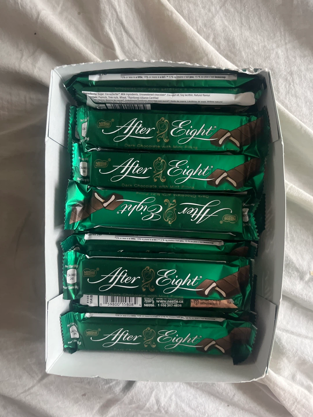 After Eight Dark Chocolate Mint Thins (Box of 10) - photo 3