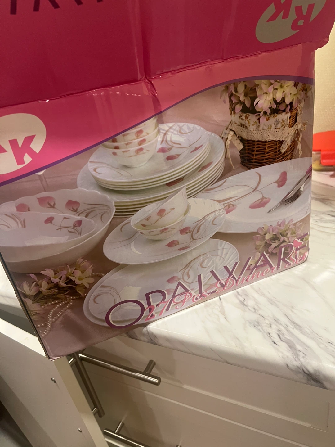 RK Opal Glassware Dinnerware Set