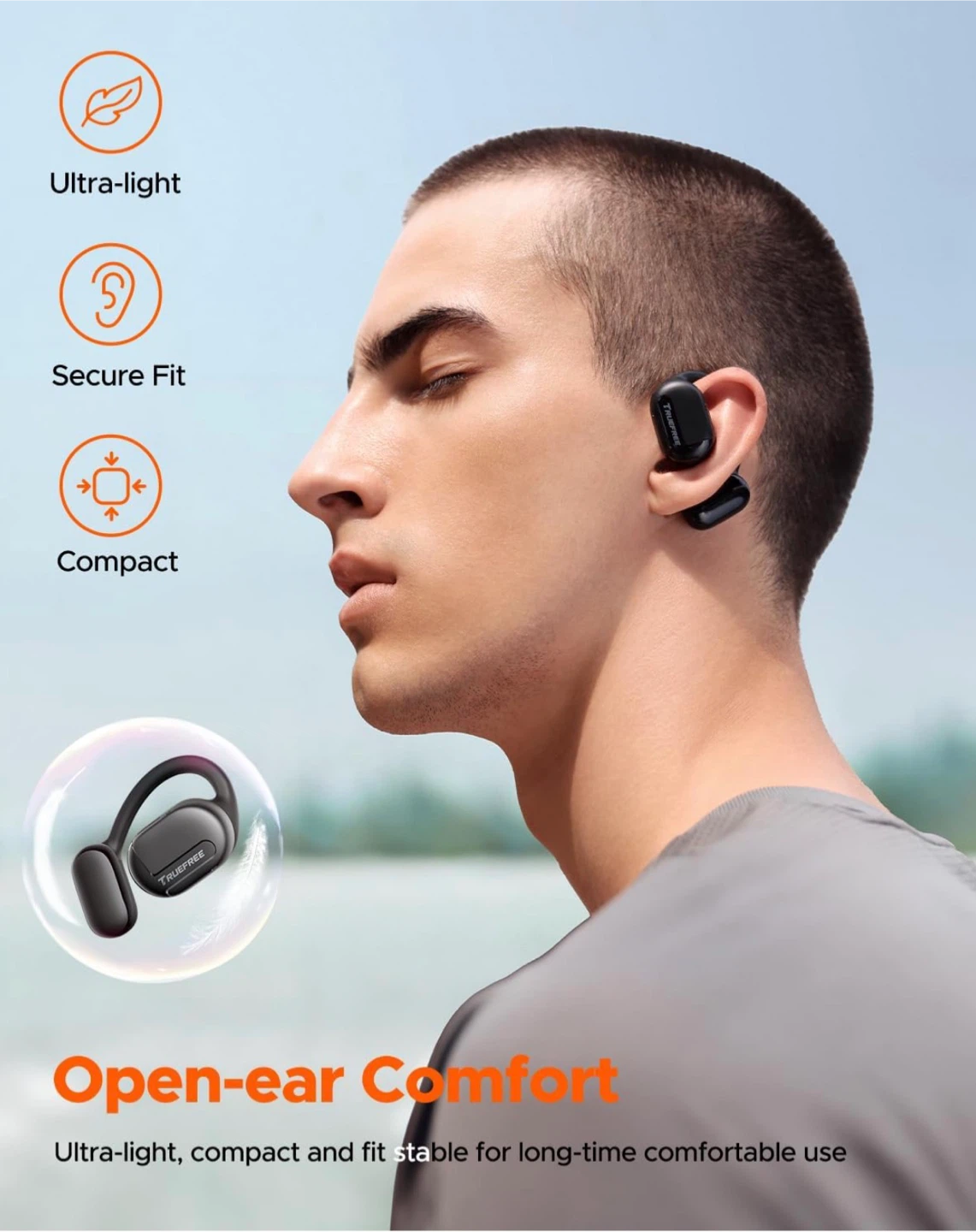 Truefree 01 Open Ear Bluetooth 5.3 Wireless Earbuds - photo 2