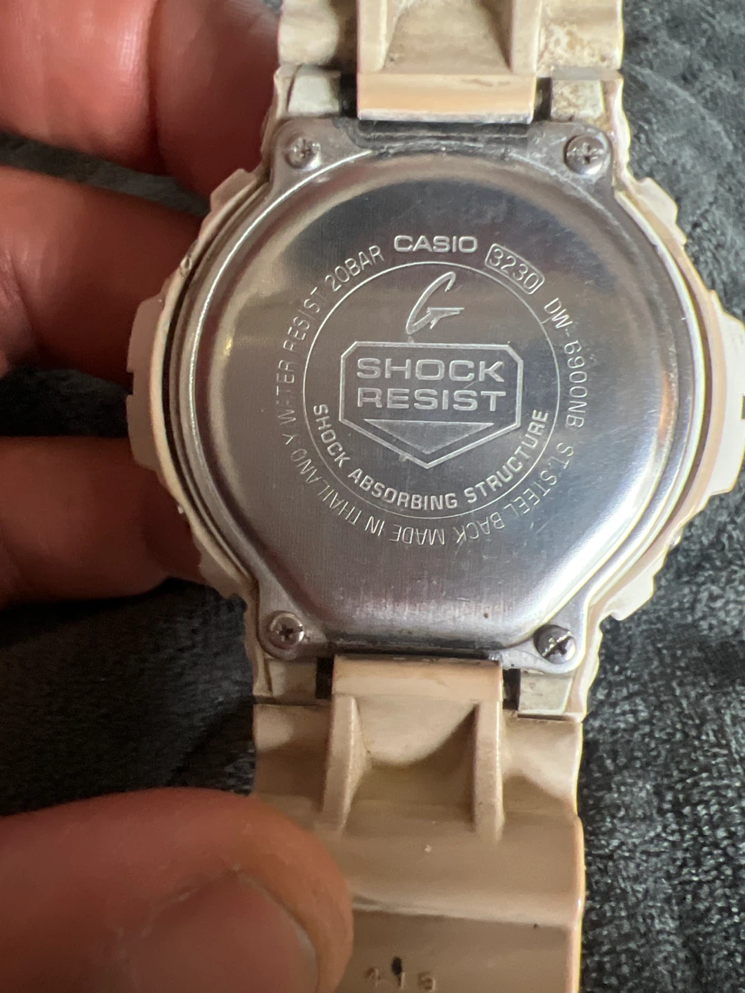 Casio G-Shock DW-6900 Watch - White - photo 3