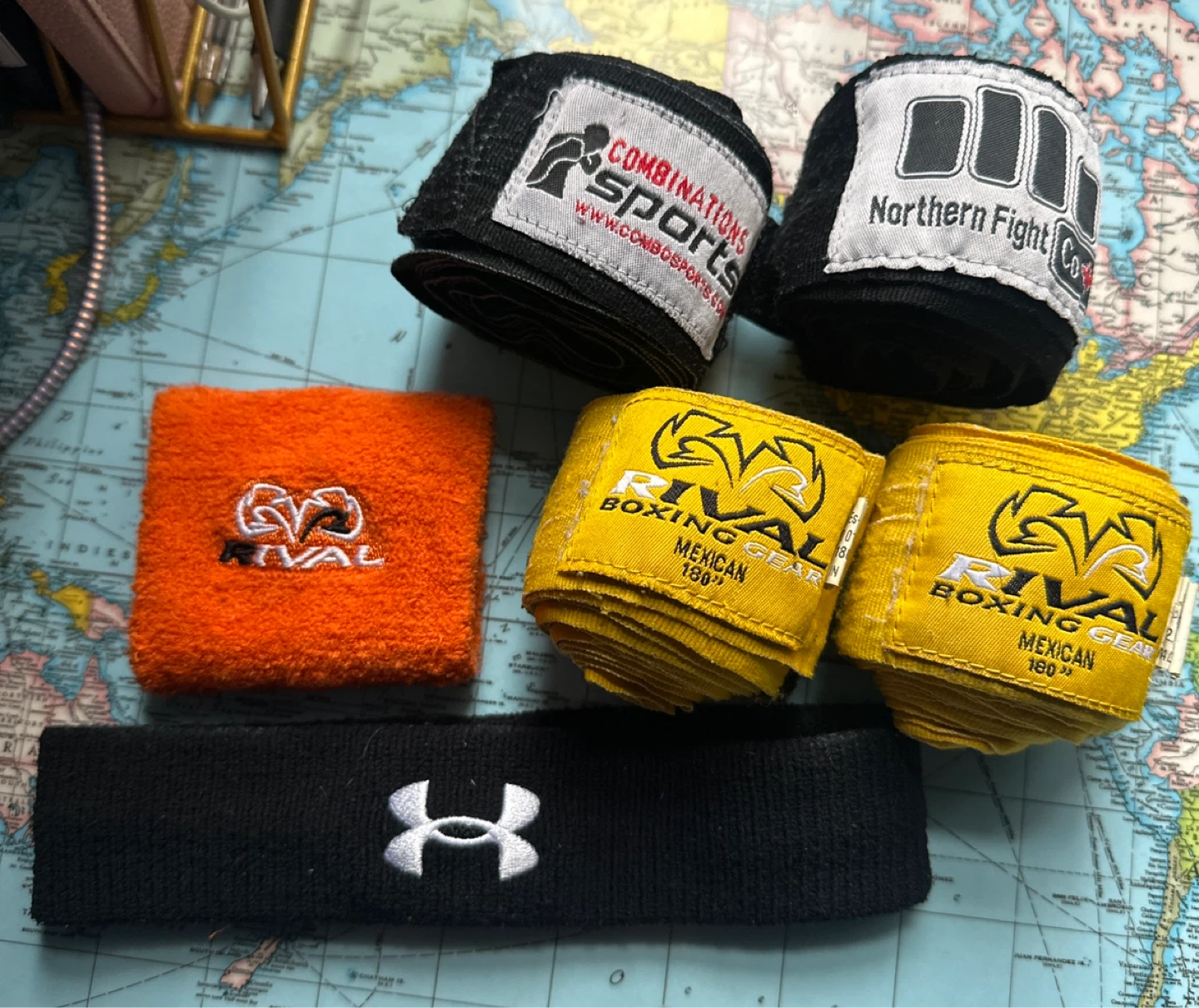 Boxing Gear Set - rival wraps & sweatbands