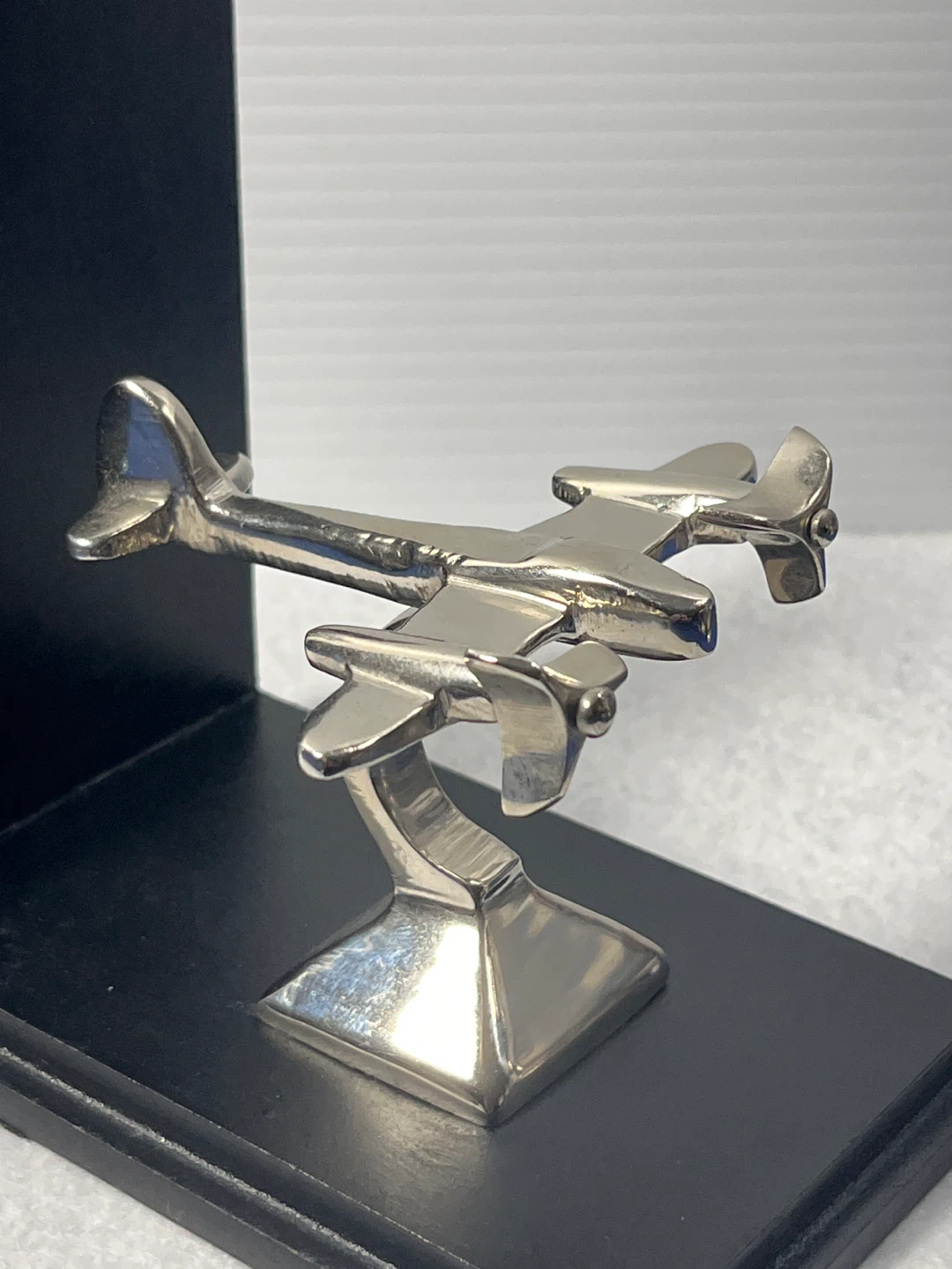 Stylish Art Deco Airplane Desk Sculpture