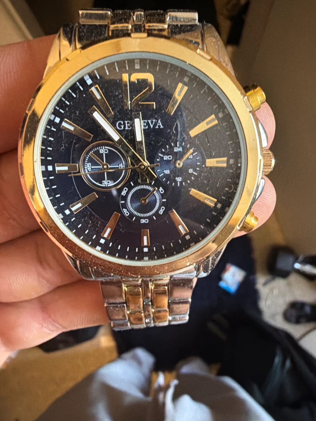 Geneva Men's Chronograph Watch