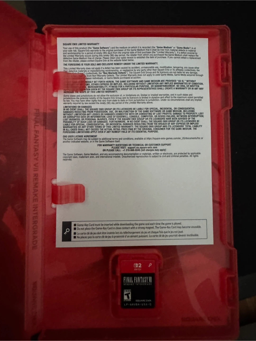 Nintendo Switch 2 Game – Final Fantasy VII Remake Intergrade - photo 2