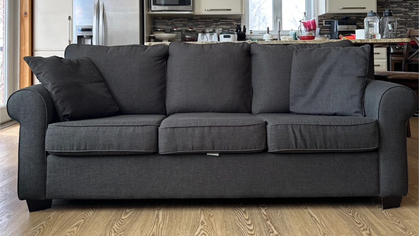 Bowring Grey Modern Sofa Made in Canada (CAN DELIVER)