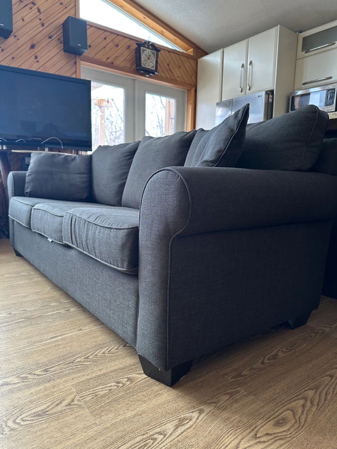 Bowring Grey Modern Sofa Made in Canada (CAN DELIVER) - photo 3