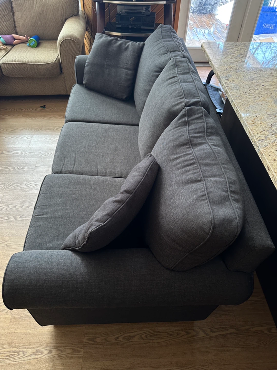 Bowring Grey Modern Sofa Made in Canada (CAN DELIVER) - photo 4
