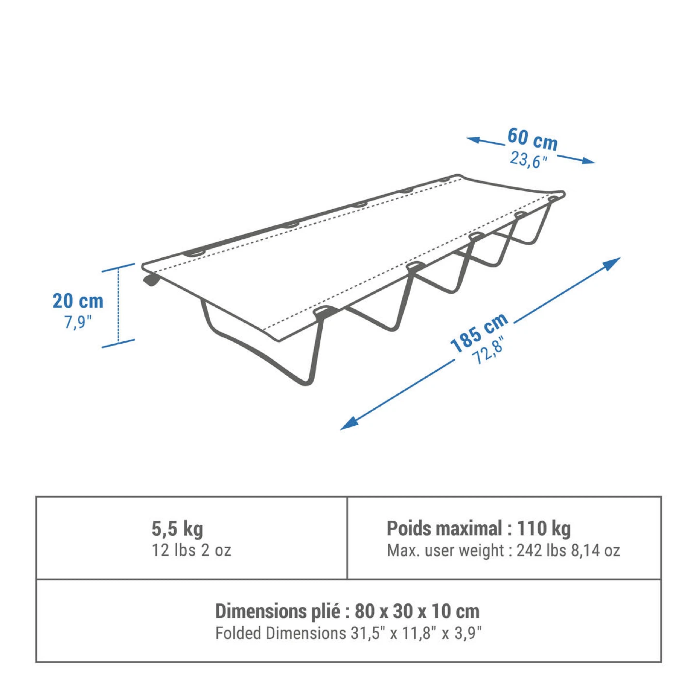 Decathlon Quechua Basic Camp Bed - photo 3