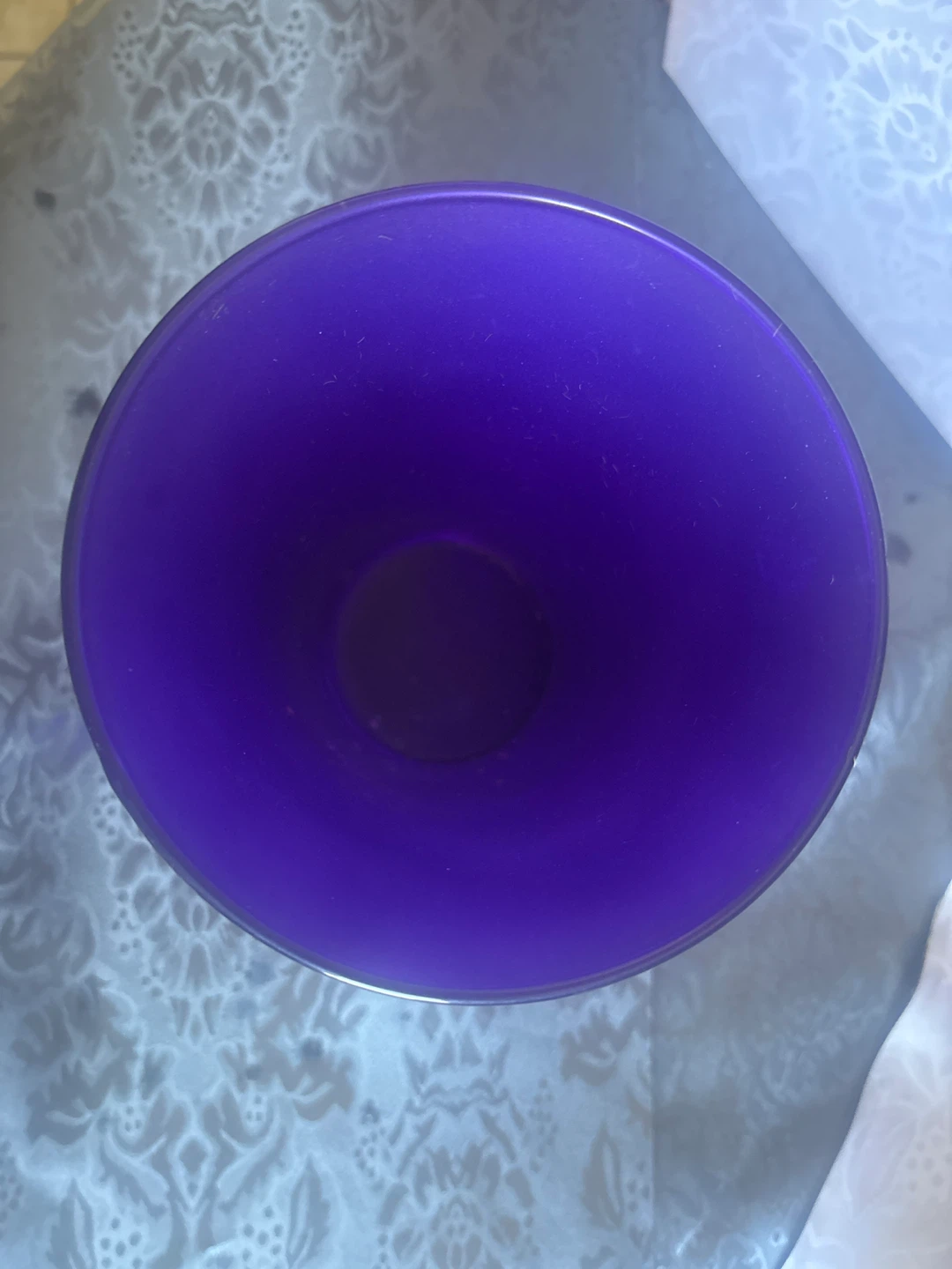 Purple Glass Vase - photo 2