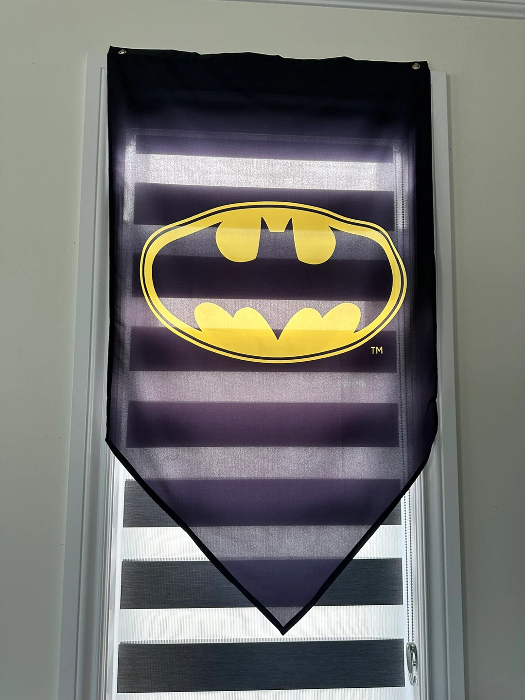 Batman Logo Indoor Banner - birthday decoration - celebration - photo 2