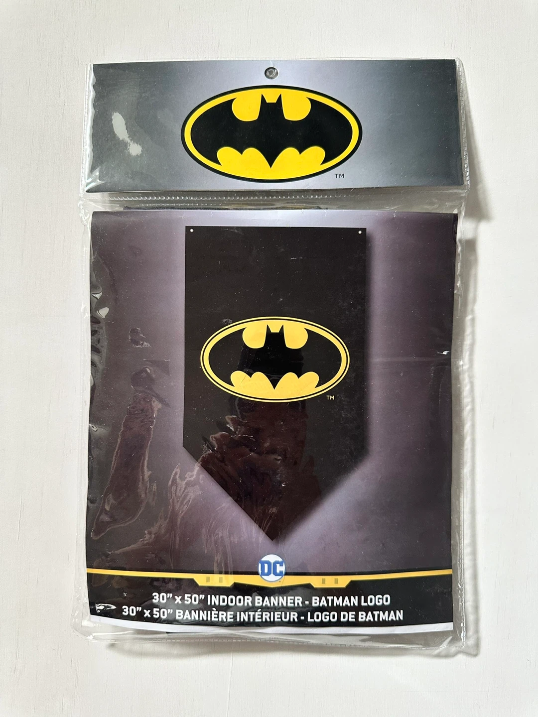 Batman Logo Indoor Banner - birthday decoration - celebration - photo 3