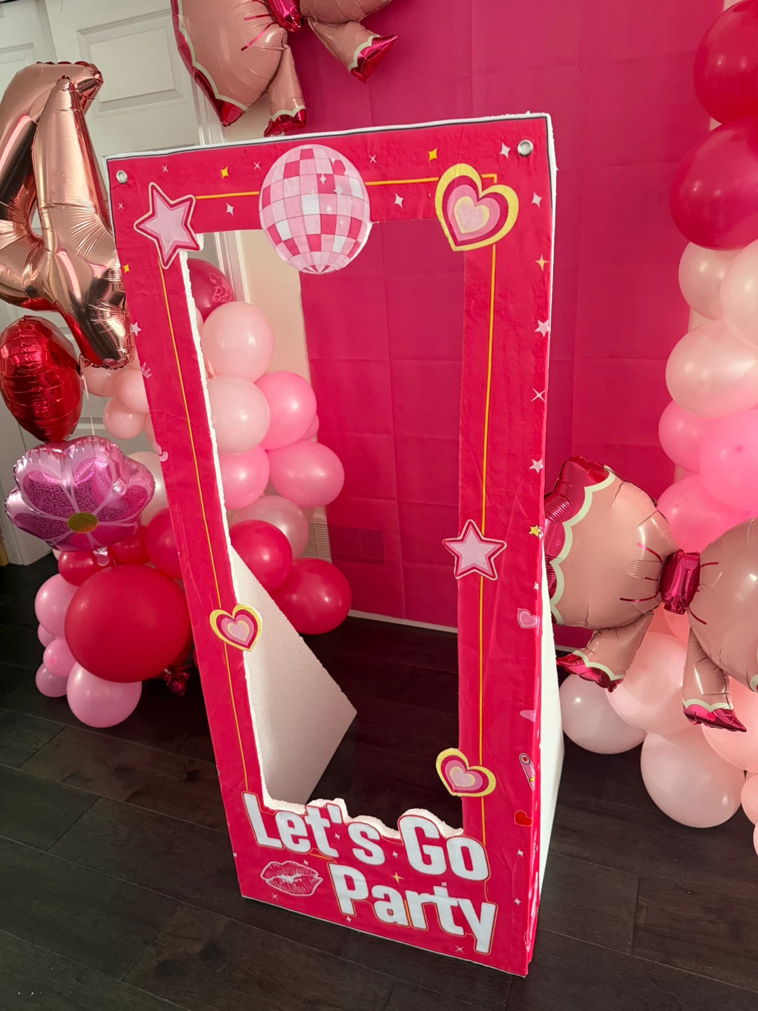 Barbie Birthday decoration - Photo Box - Party Banner Backdrop