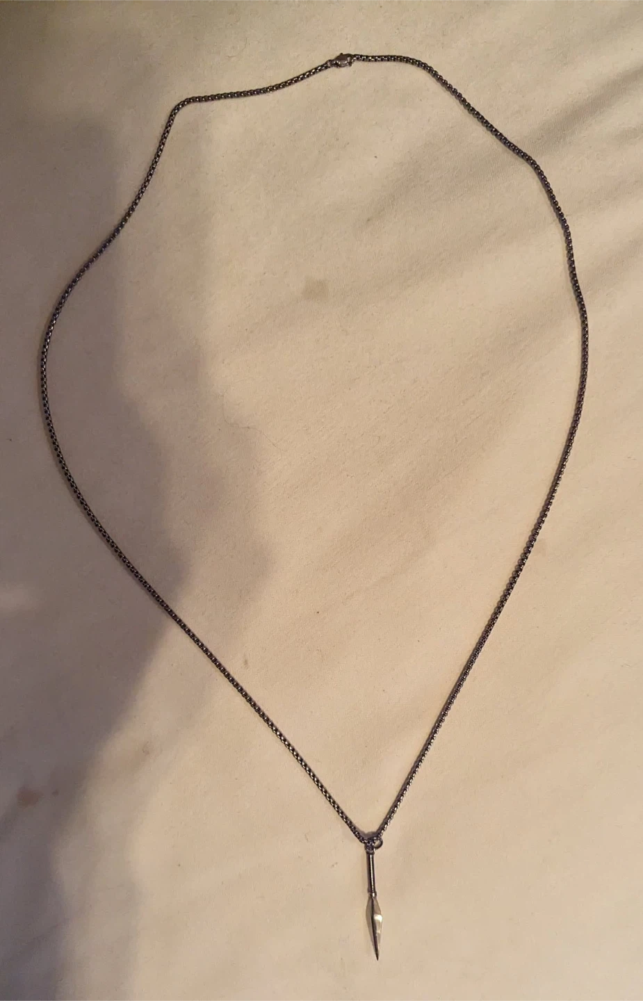 Vitaly Stainless Steel Necklace with Kunai Pendant - photo 2