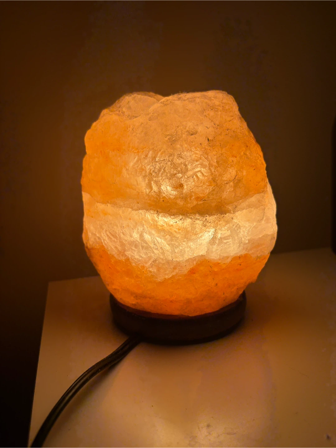Himalayan Salt Lamp Large Natural Crystal Rock Lamp w/ Bulb - photo 3
