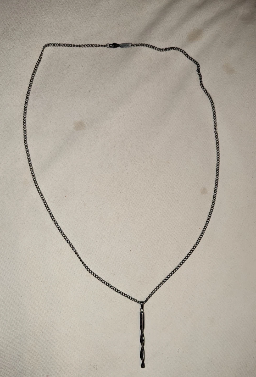 Vitaly Stainless Steel Drill Bit Pendant Necklace - photo 2