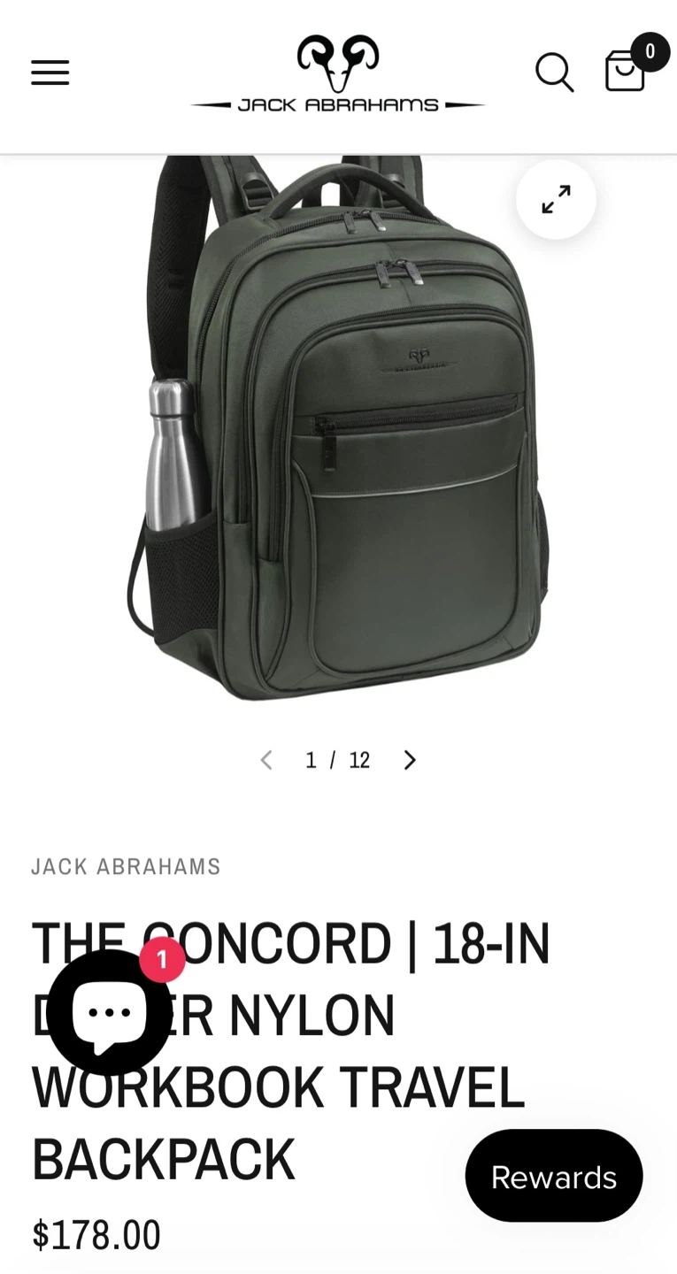 Jack Abrahams Travel Backpack