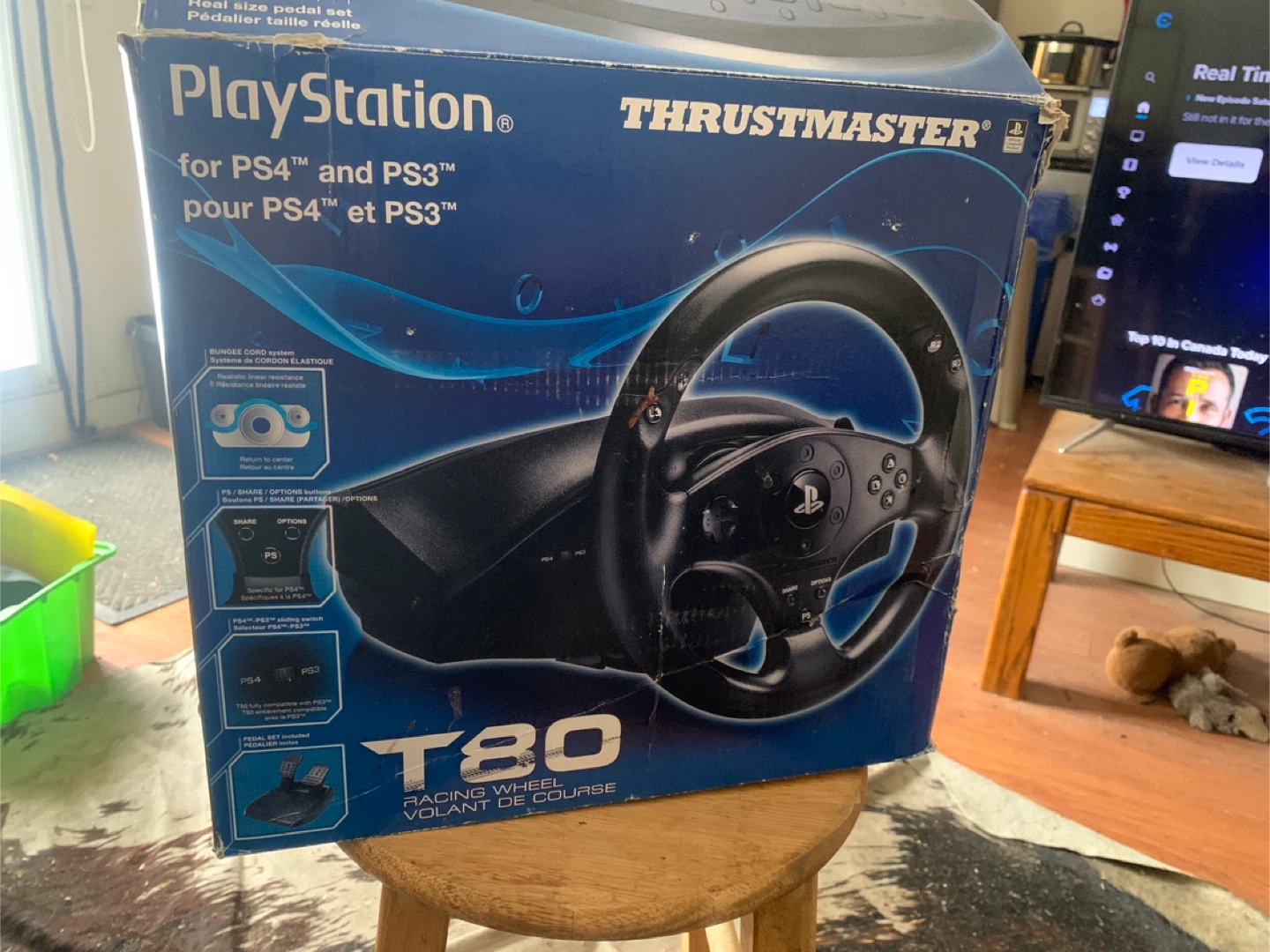 Thrustmaster T80 Racing Wheel for PS4 & PS3