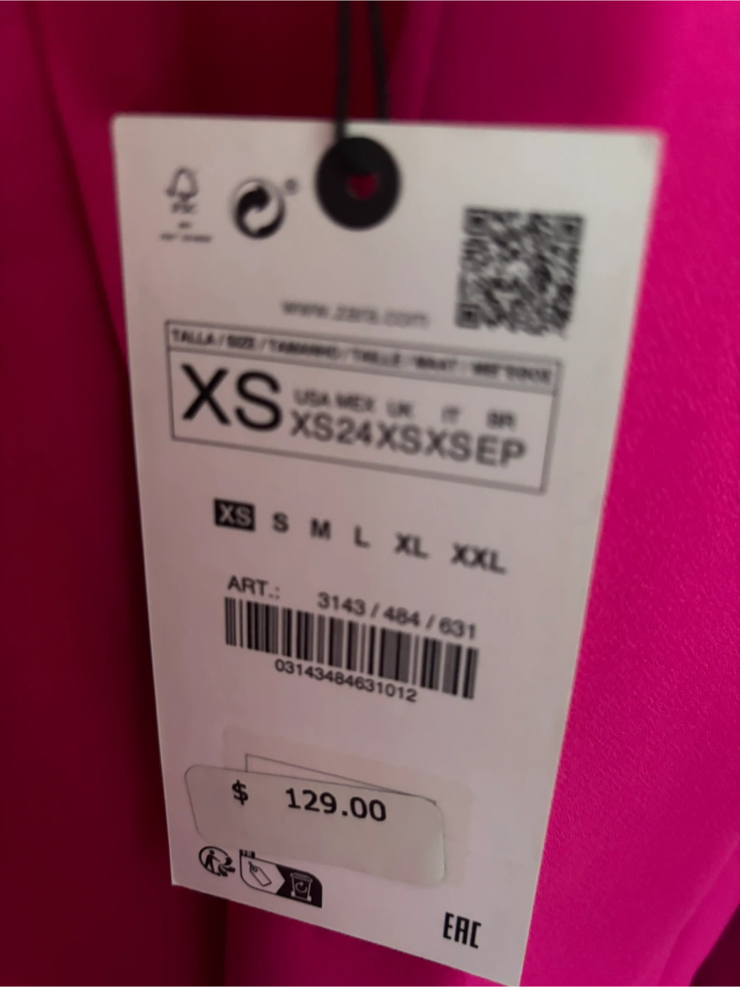 ZARA Pink Blazer XS - photo 3